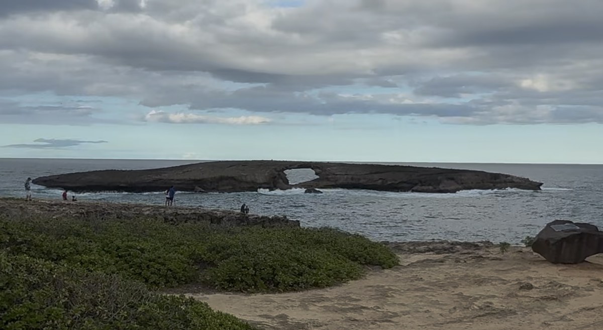 Puka Rock on the North Shore